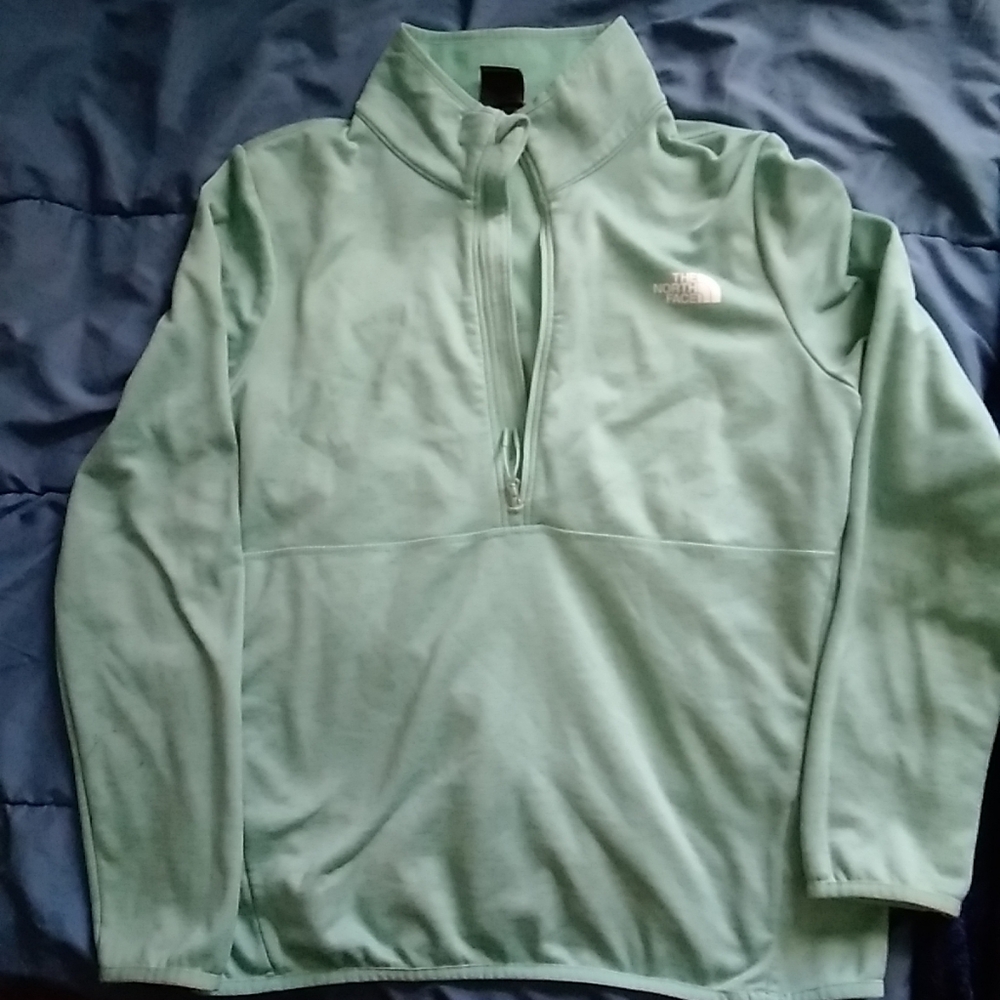 The North Face Mint Green Varsity Jacket